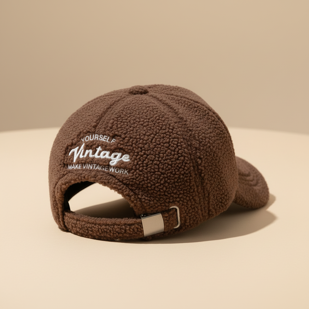 Brown Cap - Back View