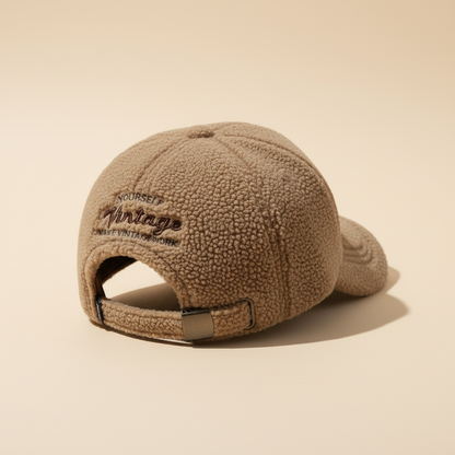 Dark Beige Cap - Back View